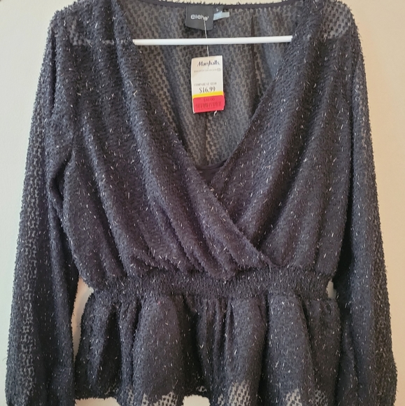 Black Sparkle top - Picture 1 of 3